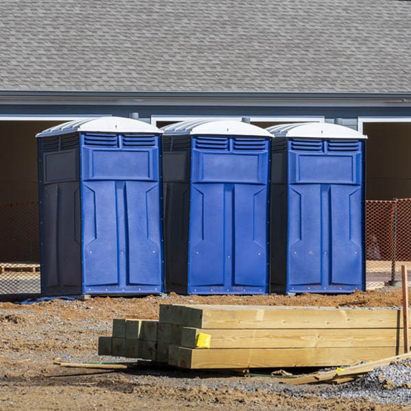 what is the expected delivery and pickup timeframe for the porta potties in Belle Plaine